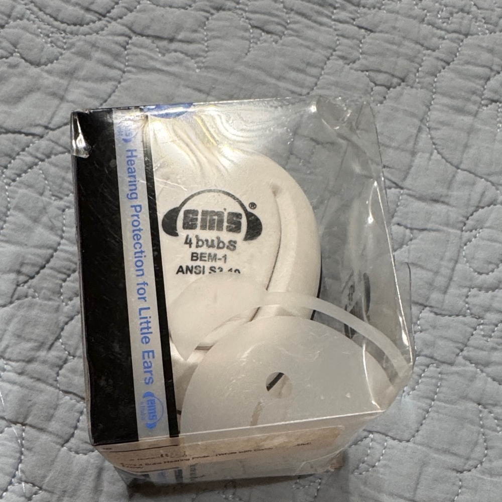 EMS Kids Hearing Protection Earmuffs - White